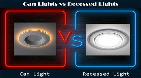 The Difference Between Can Lights vs, Recessed 